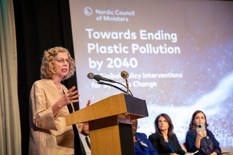 Plastics treaty must avoid climate mistakes, UNEP leader says